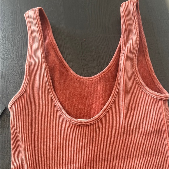 NWT F21 Ribbed One Piece - Rust - Picture 2 of 2